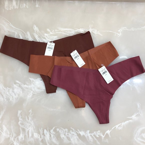 aerie Other - Set of 3 Aerie No Show Thong Underwear